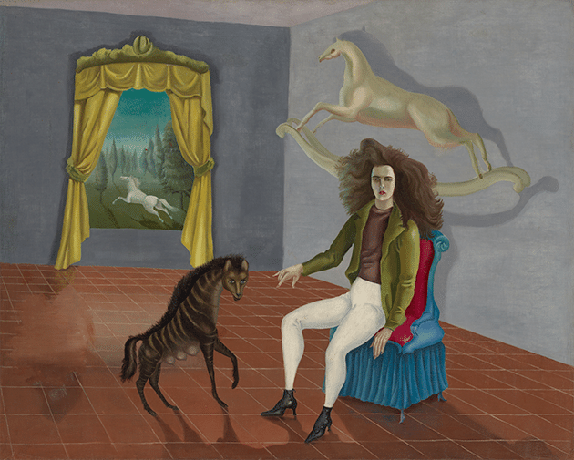 Leonora Carrington, Self-Portrait, ca. 1937-38. The Metropolitan Museum of Modern Art, New York. Image: © The Metropolitan Museum of Art. Image source: Art Resource, NY, Artwork: © Estate of Leonora Carrington / Artists Rights Society (ARS), New York
